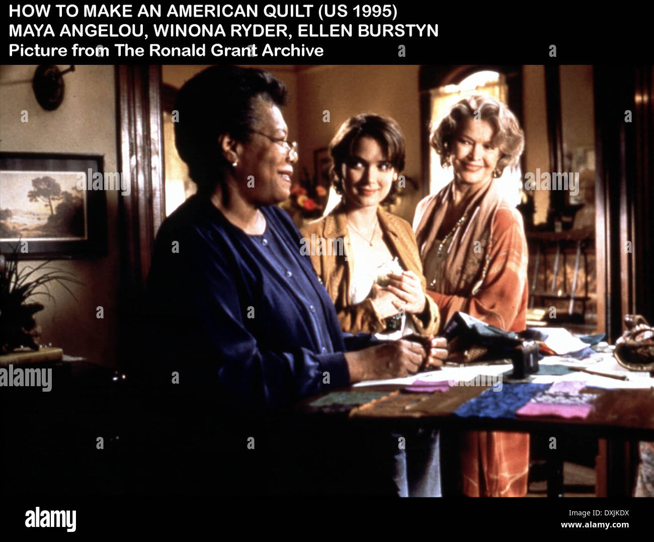 HOW TO MAKE AN AMERICAN QUILT Stock Photo Alamy