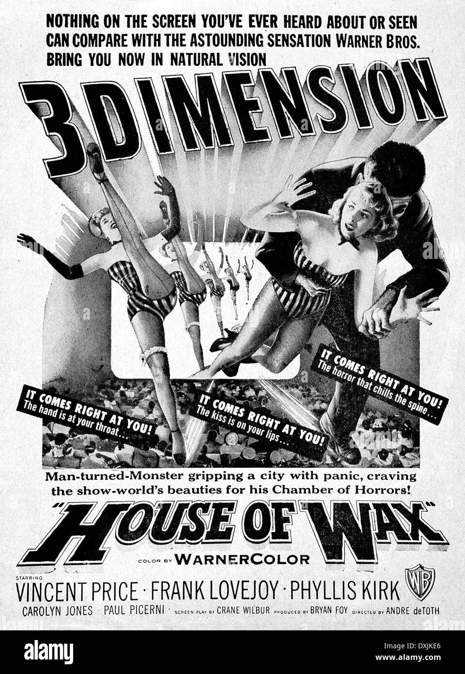 House of wax 1953 hires stock photography and images Alamy