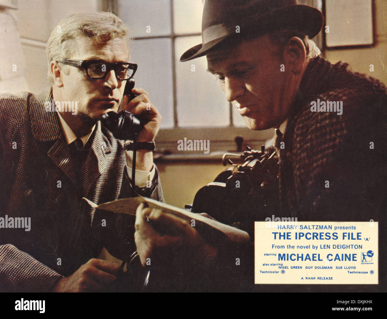 THE IPCRESS FILE (BR1965) MICHAEL CAINE AS HARRY PALMER, GOR Stock Photo
