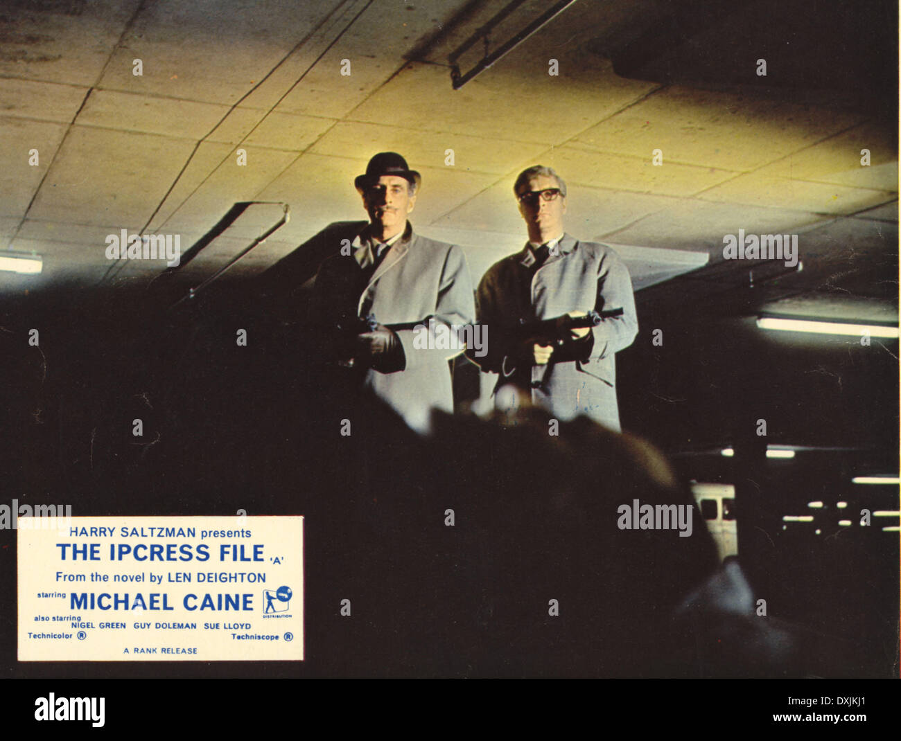 THE IPCRESS FILE (BR1965) NIGEL GREEN, MICHAEL CAINE AS HARR Stock Photo