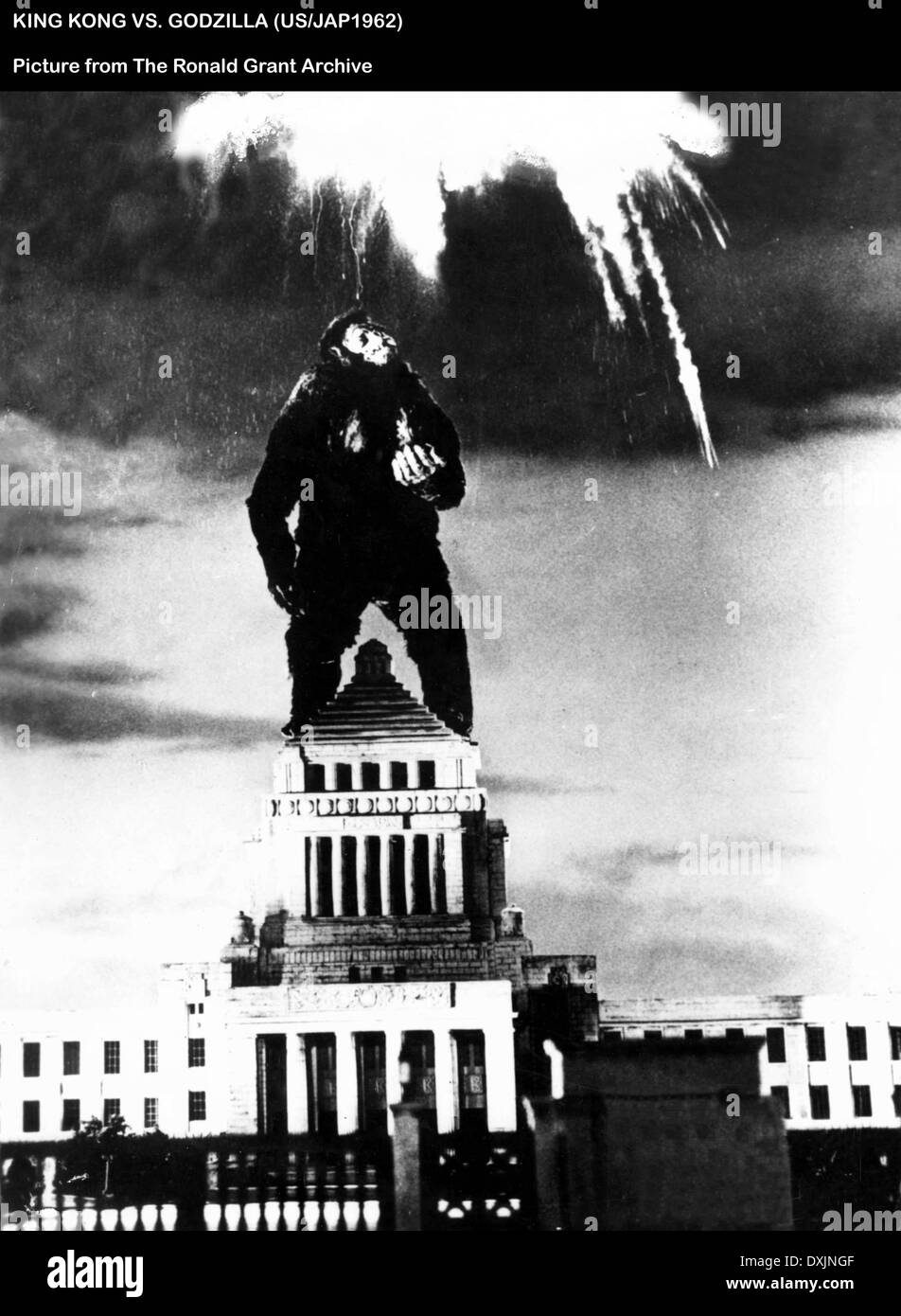 KING KONG VS GODZILLA Stock Photo