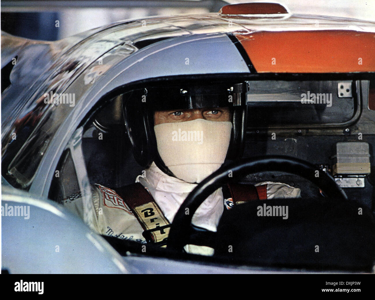 Steve McQueen, Le Mans, 1971, Film Stock Photo