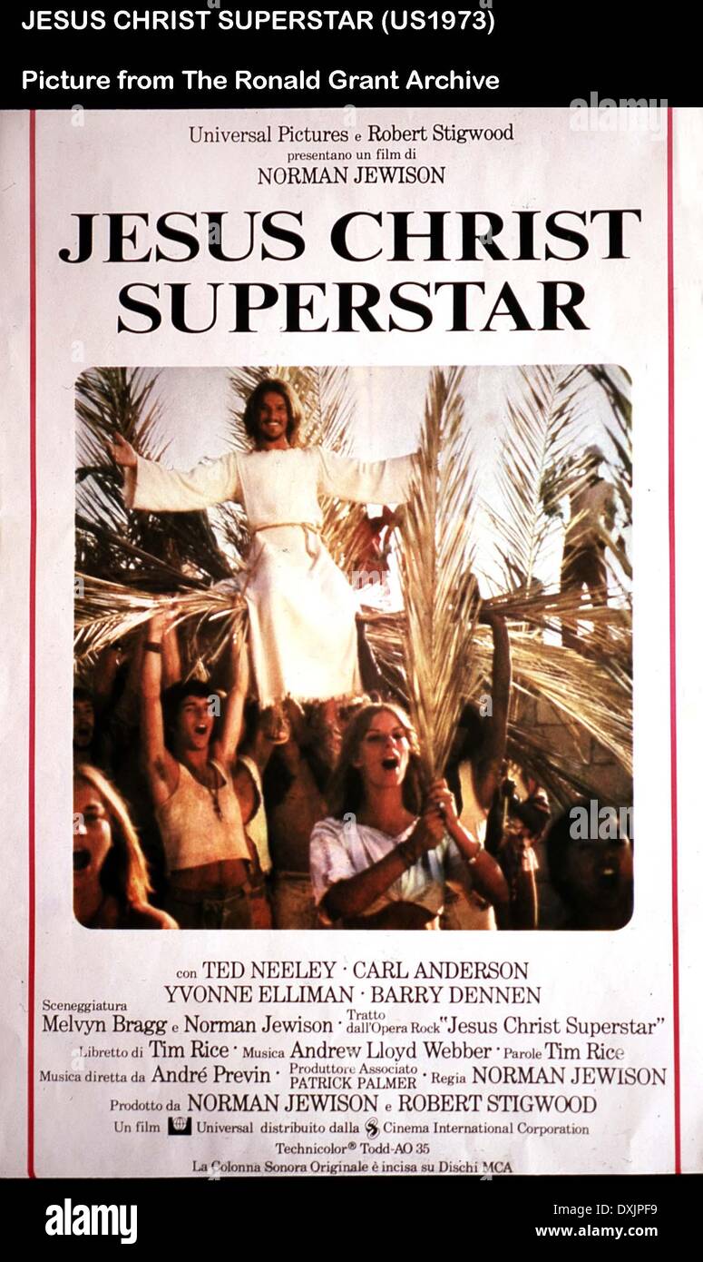 Jesus christ superstar 1973 hi-res stock photography and images - Alamy
