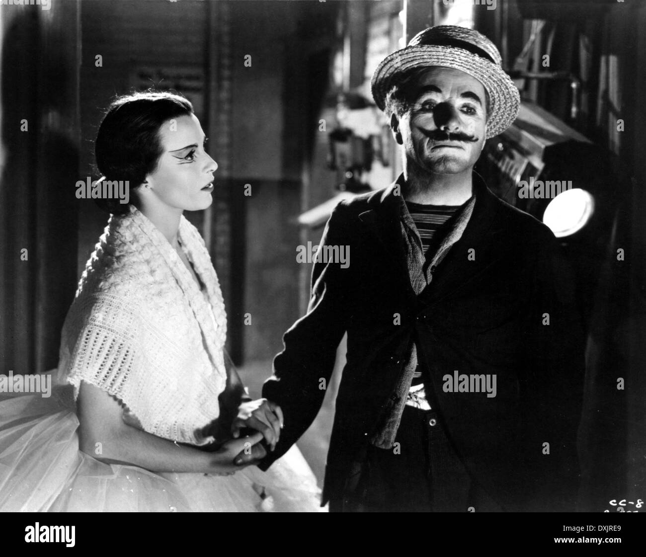 LIIMELIGHT (US1952) CLAIRE BLOOM, CHARLES CHAPLIN Stock Photo