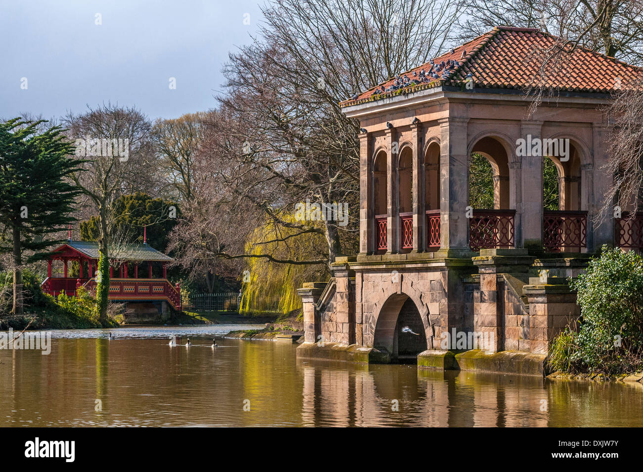 Birkenhead Central park , the model for Central Park in New York, USA