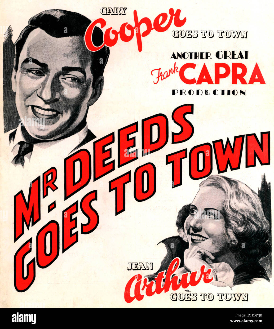 MR DEEDS GOES TO TOWN Stock Photo
