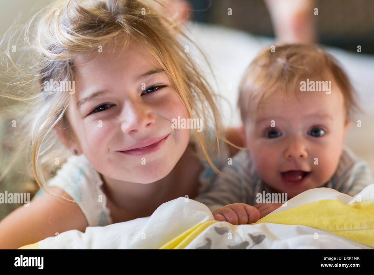Baby smiling portrait hi-res stock photography and images - Alamy