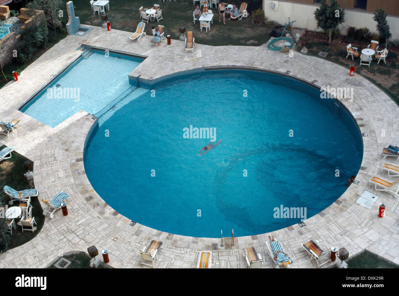 Sana'a Yemen Taj Sheba Hotel Swimming Pool Stock Photo Alamy