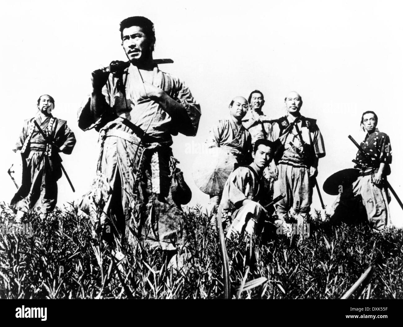 Seven samurai Black and White Stock Photos & Images Alamy