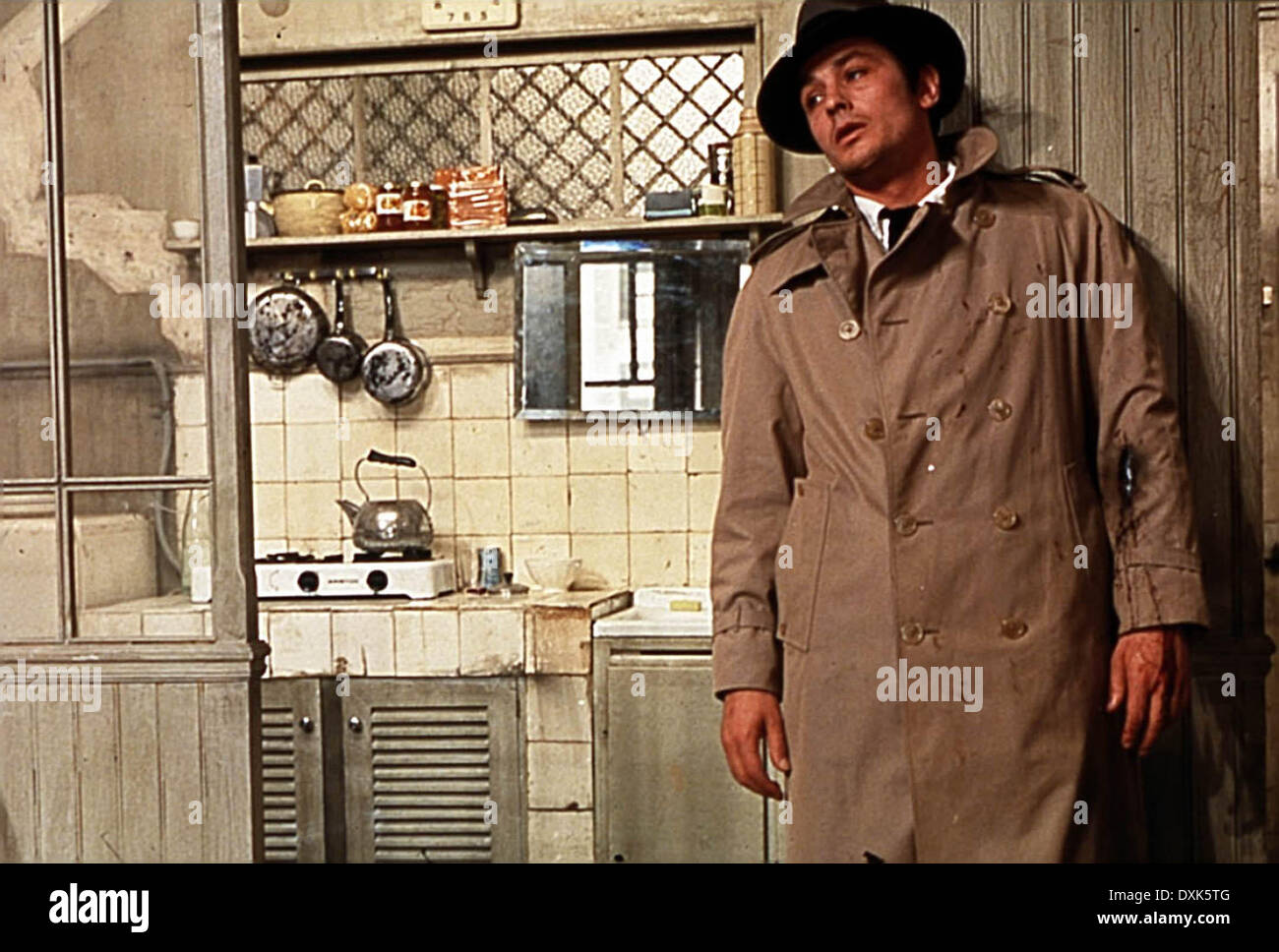 alain delon trench coat