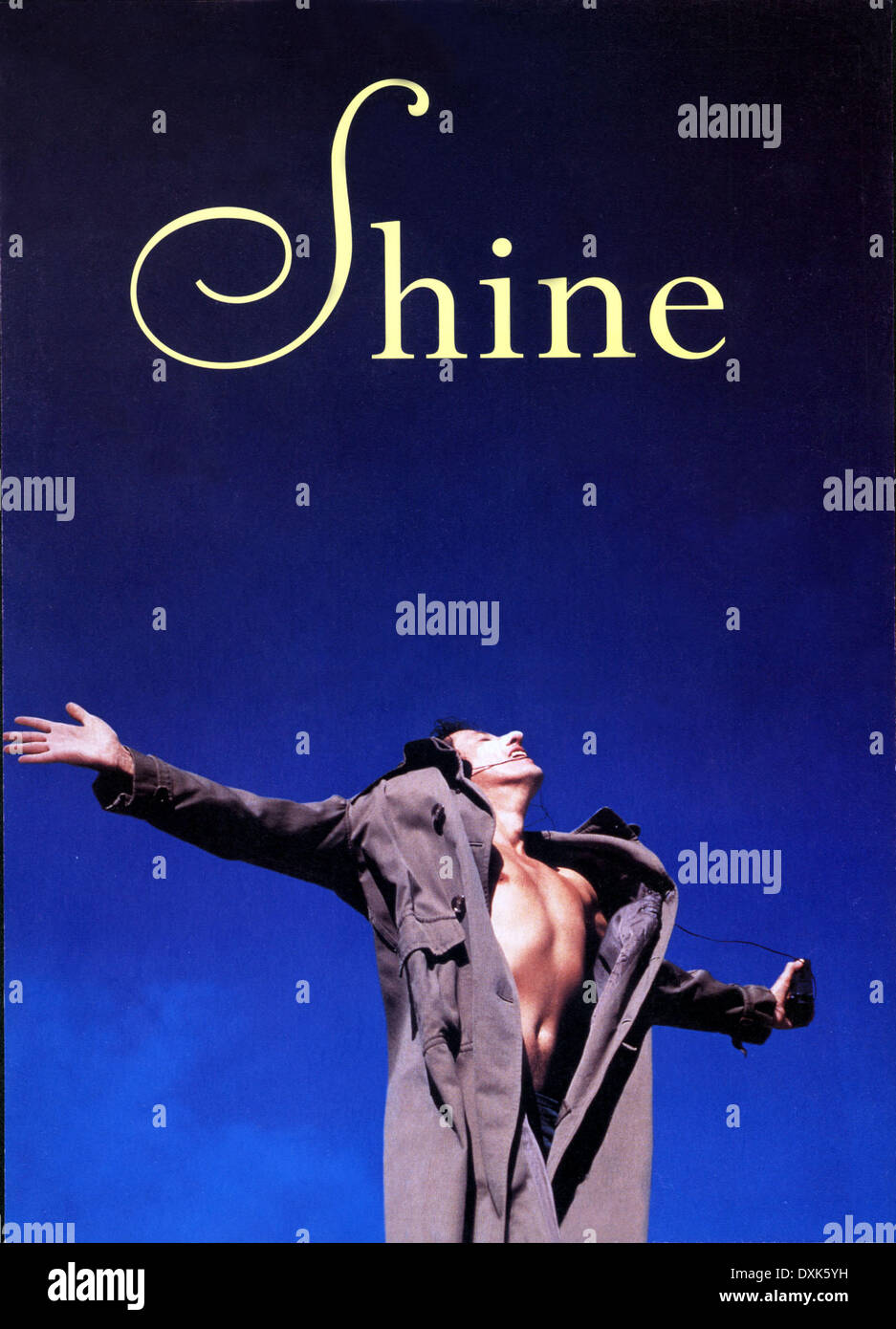 SHINE (AUS 1996) MOMENTUM FILMS GEOFFREY RUSH Stock Photo