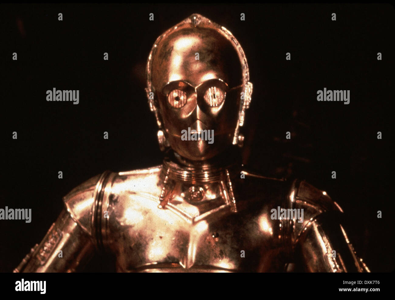 STAR WARS (US1977) You must credit LUCASFILMS C-3P0 Stock Photo