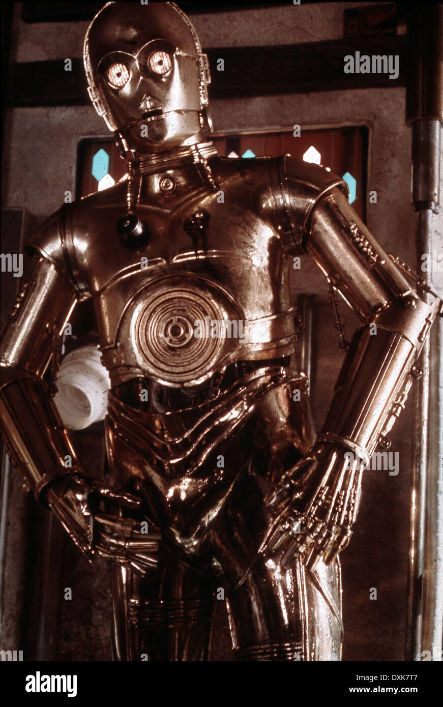 STAR WARS (US1977) You must credit LUCASFILMS C-3P0 Stock Photo