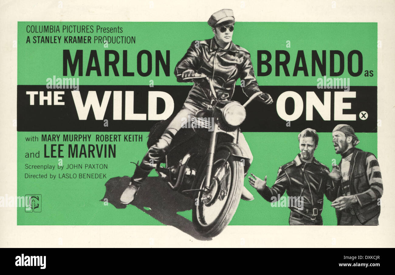 POSTER FOR THE WILD ONE Stock Photo - Alamy