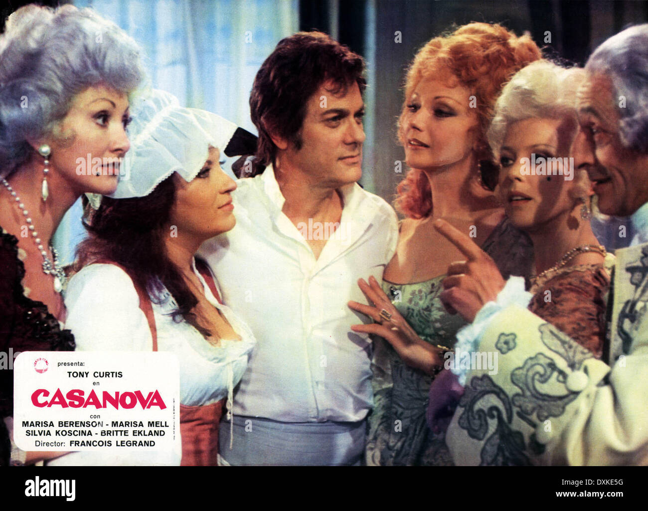 CASANOVA & CO (GERM/AUSTRIA/FR/IT 1976) TONY CURTIS Stock Photo