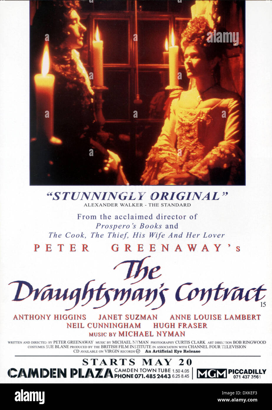 THE DRAUGHTSMAN'S CONTRACT (UK/GER/NDL 1982) poster Stock Photo