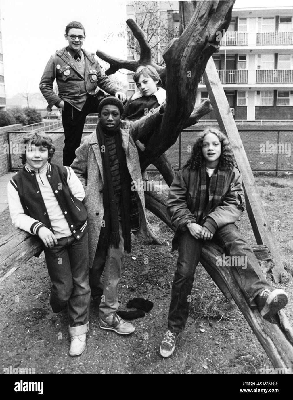 THE LATCHKEY CHILDREN Stock Photo Alamy