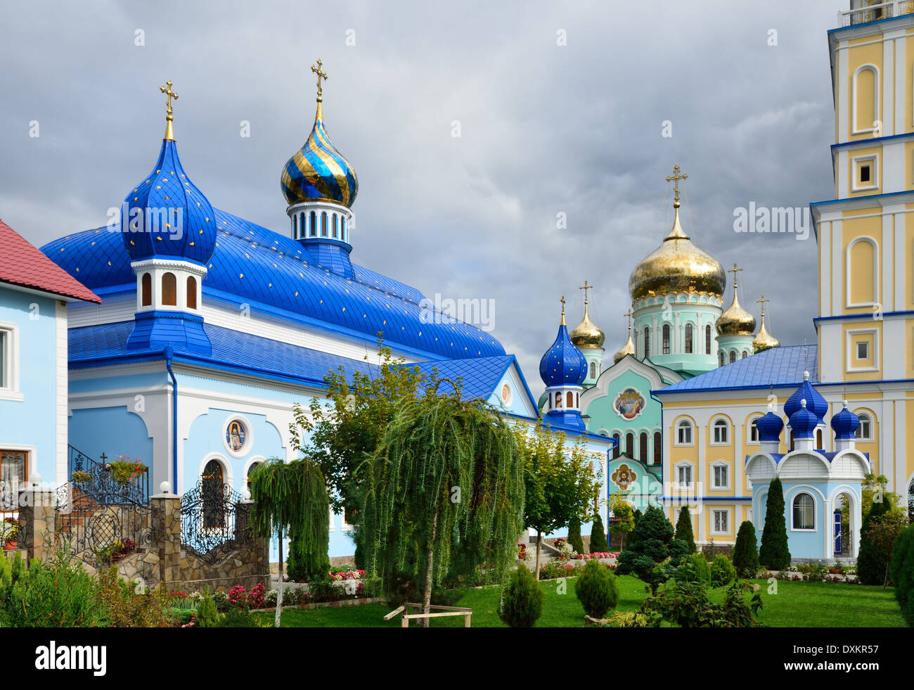 Ukrainian Orthodox monastery Stock Photo