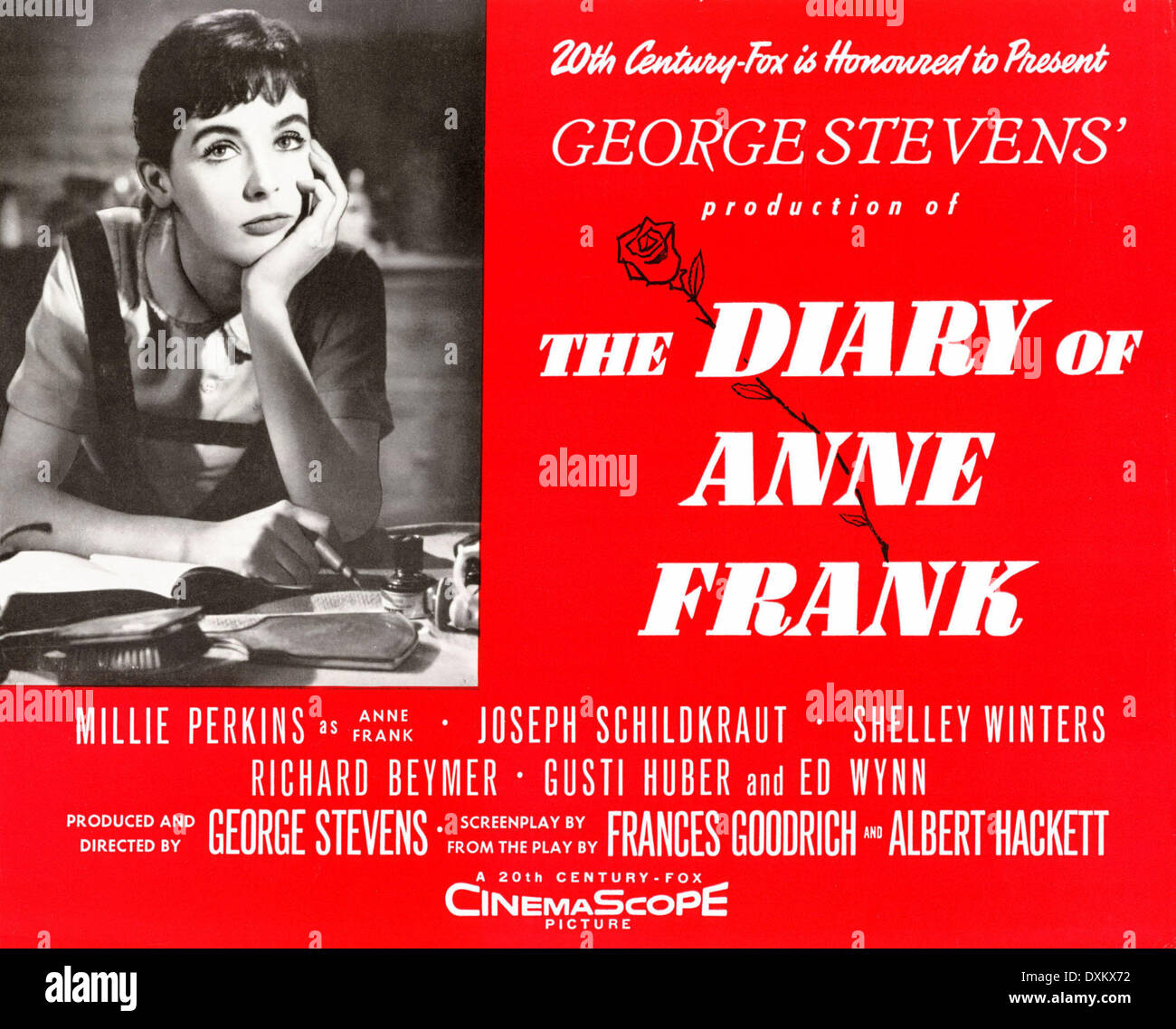 THE DIARY OF ANNE FRANK Stock Photo
