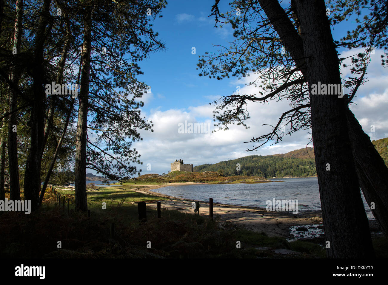 Eilean Tioram and Castle Tioram, Loch Moidart, Lochaber, Highland