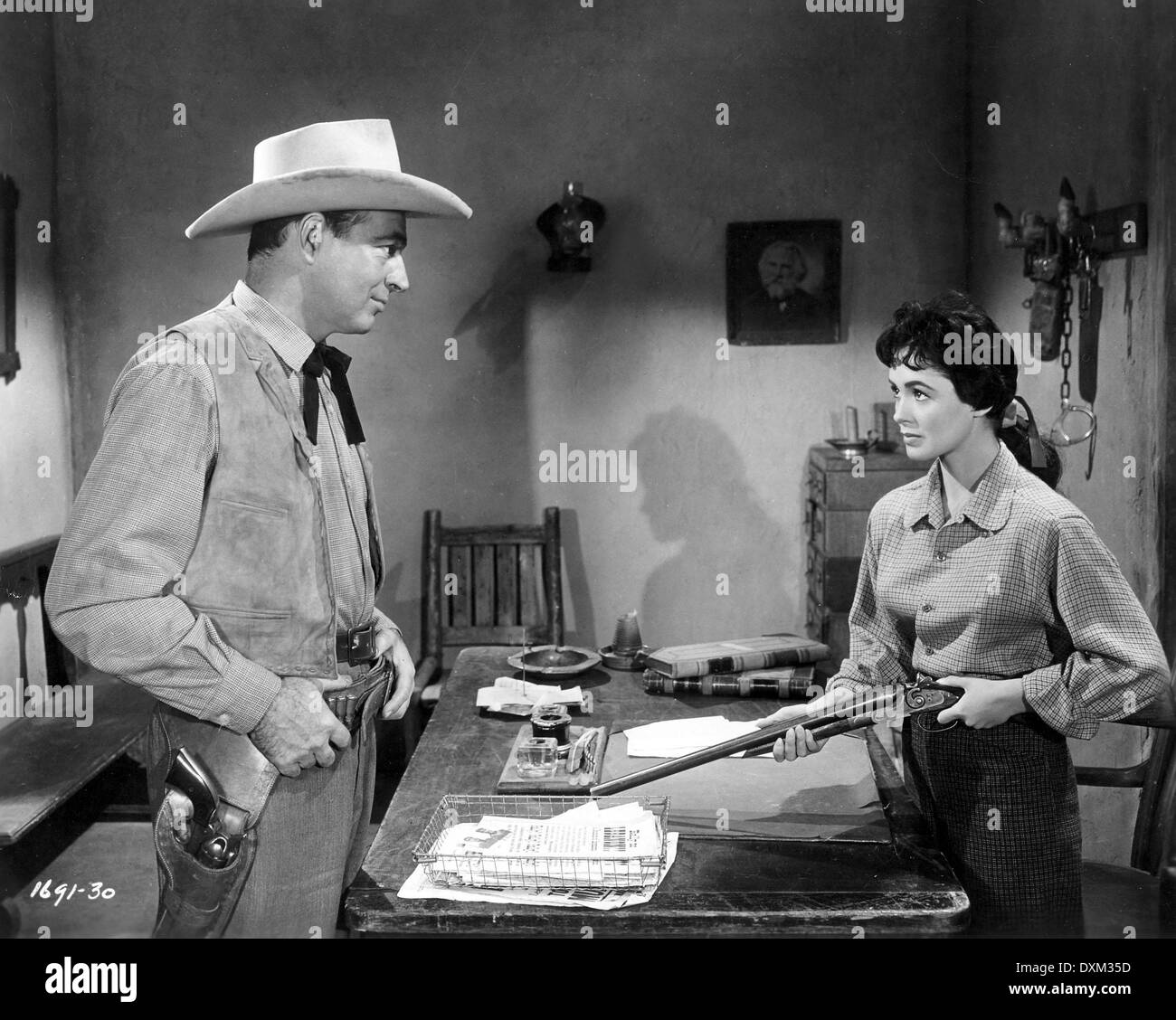 THE DUEL AT SILVER CREEK Stock Photo Alamy