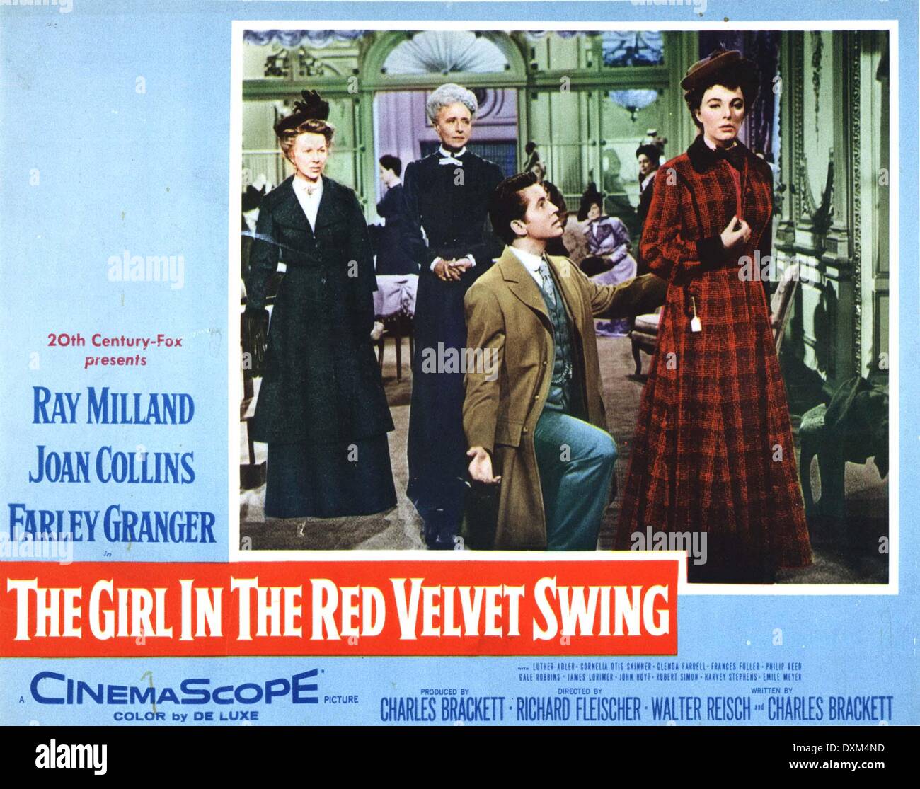 THE GIRL IN THE RED VELVET SWING Stock Photo Alamy