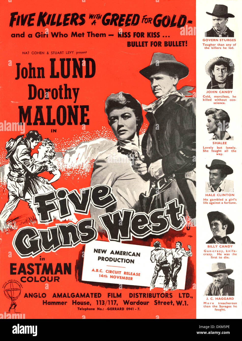 Five guns west (1955) hi-res stock photography and images - Alamy