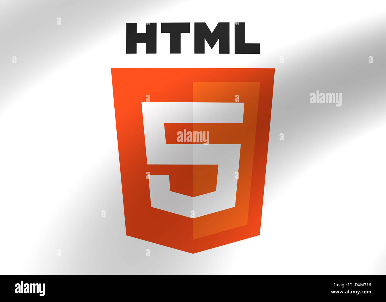 HTML logo icon flag symbol emblem Stock Photo - Alamy
