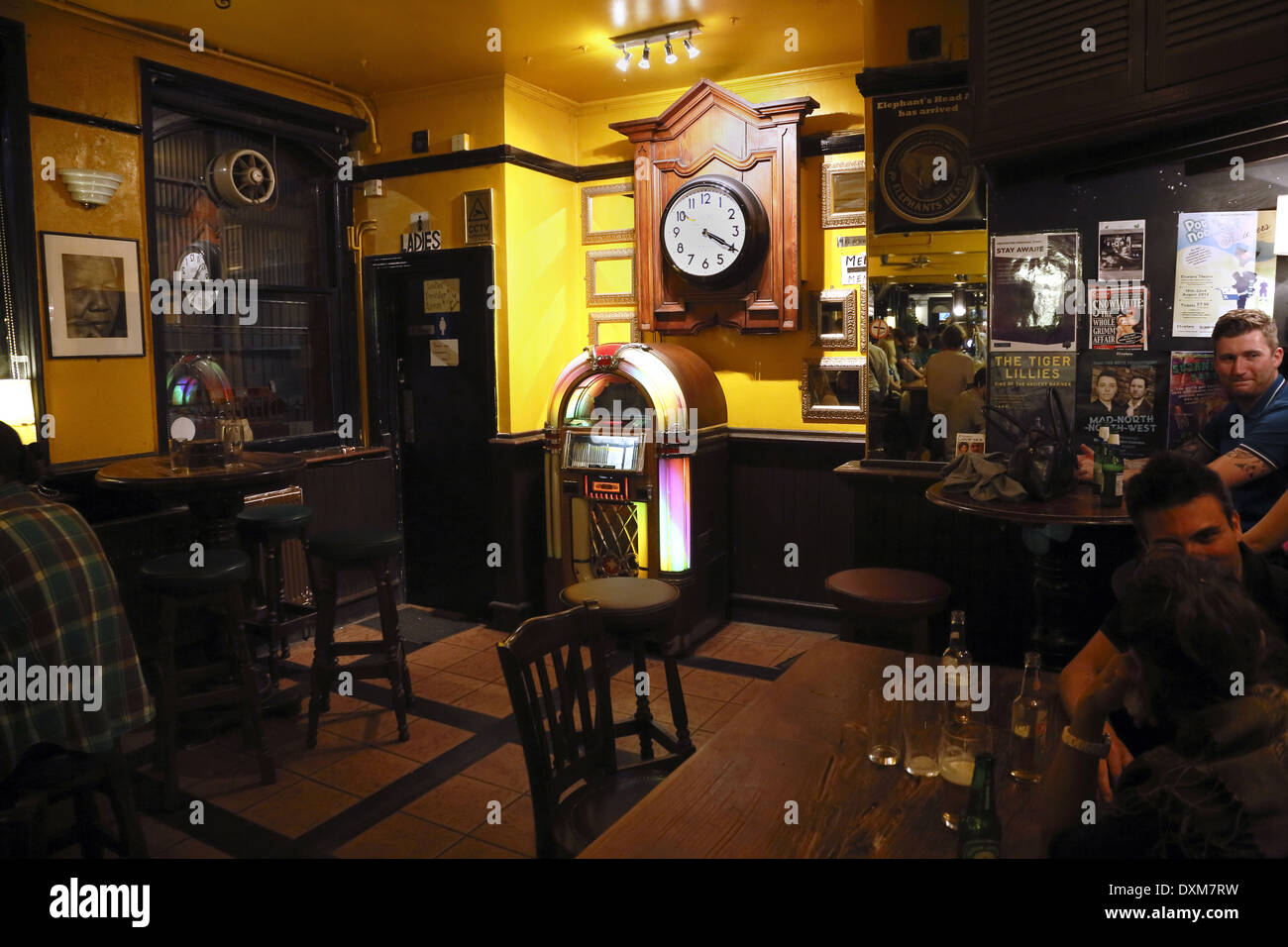 Interior of pub in Camden, London, UK. Stock Photo