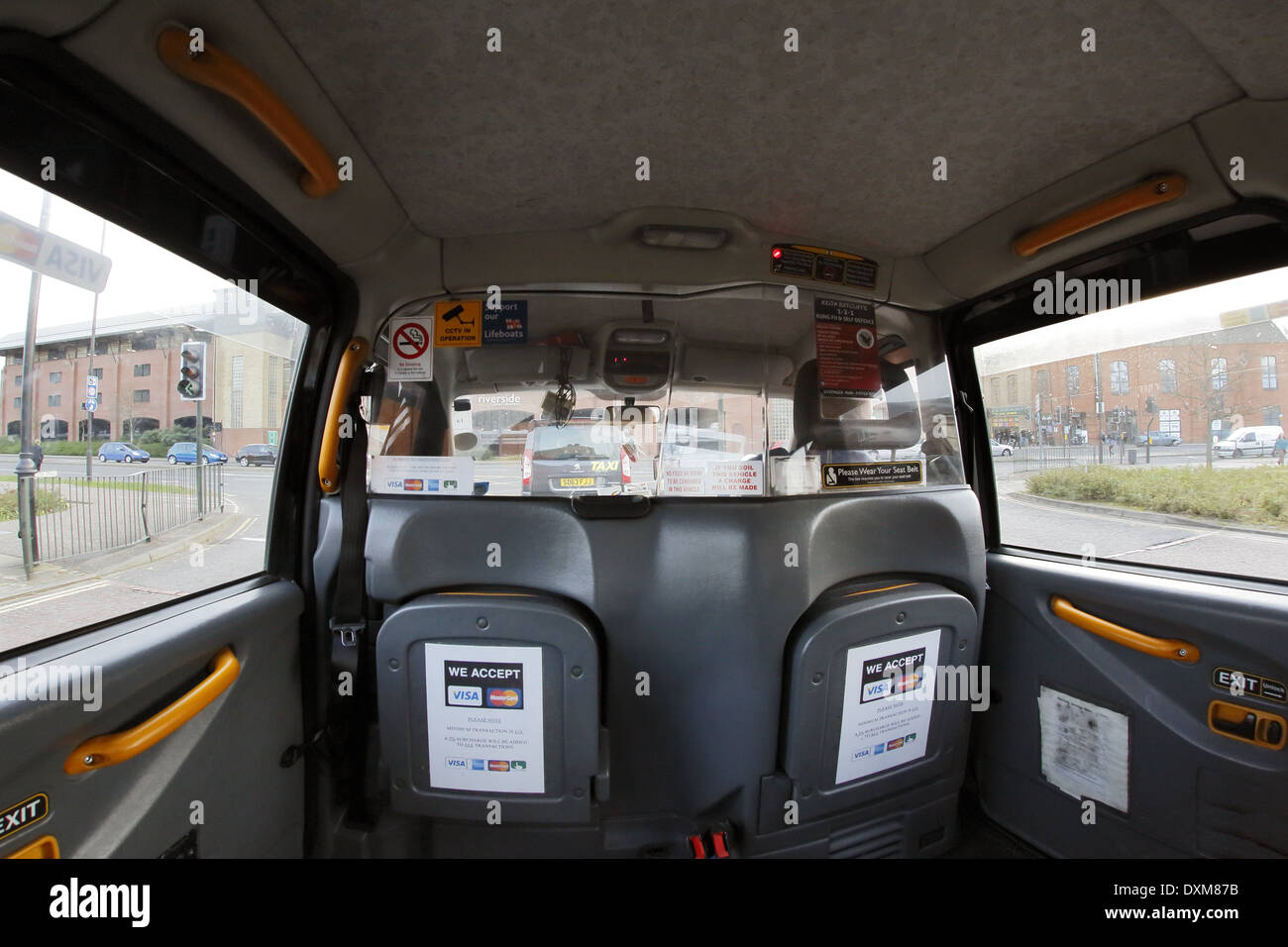 Taxi interior hi-res stock photography and images - Alamy