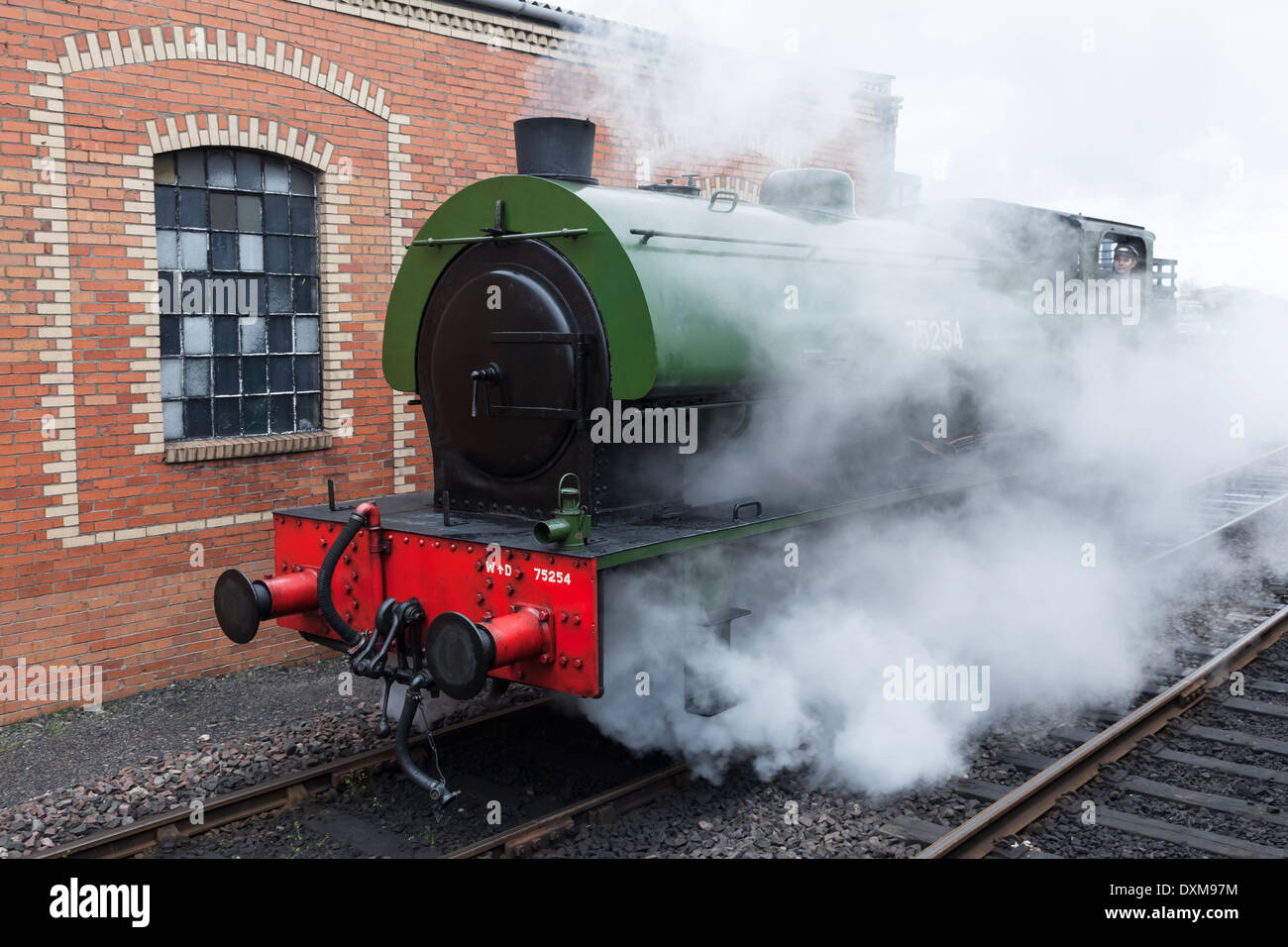 Locomotive 75254, an 0-6-0ST Austerity engine Stock Photo