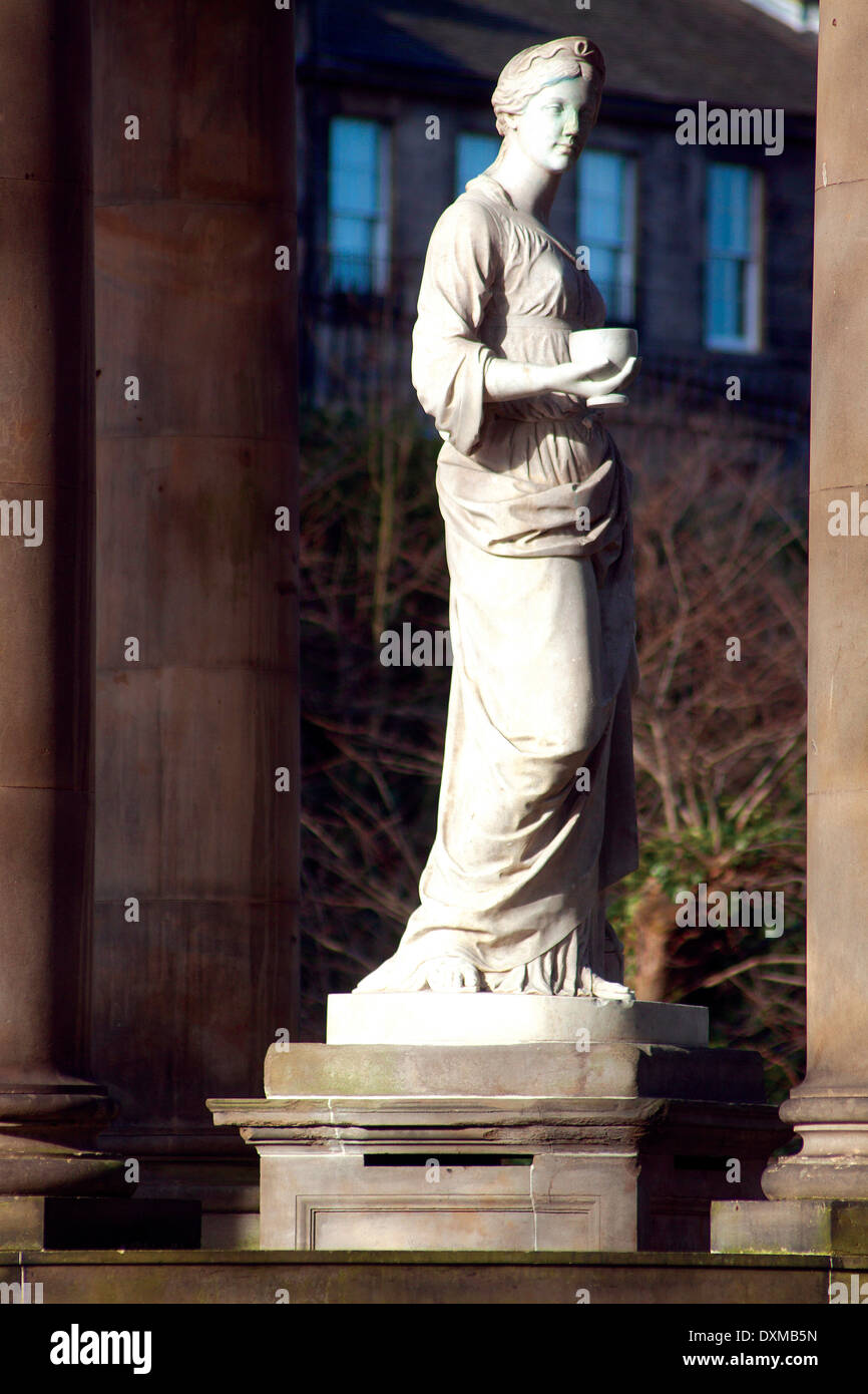St Bernard's Well and the Water of Leith, Stockbridge, Edinburgh Stock Photo