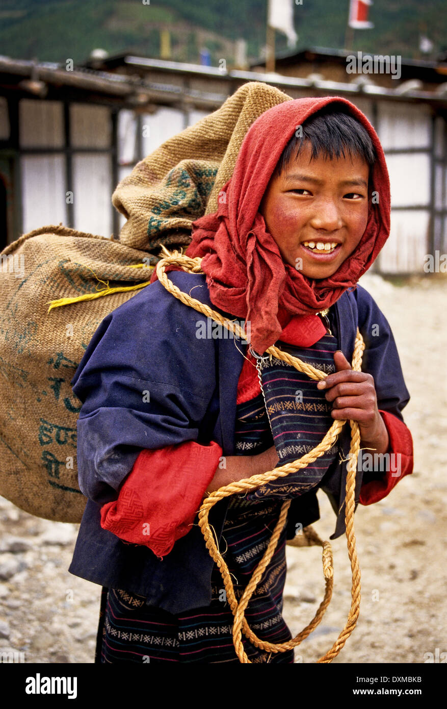 Bhutanese boy hi-res stock photography and images - Alamy