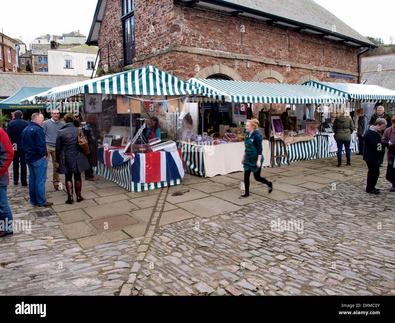 Dartmouth Market, Devon, UK Stock Photo Alamy