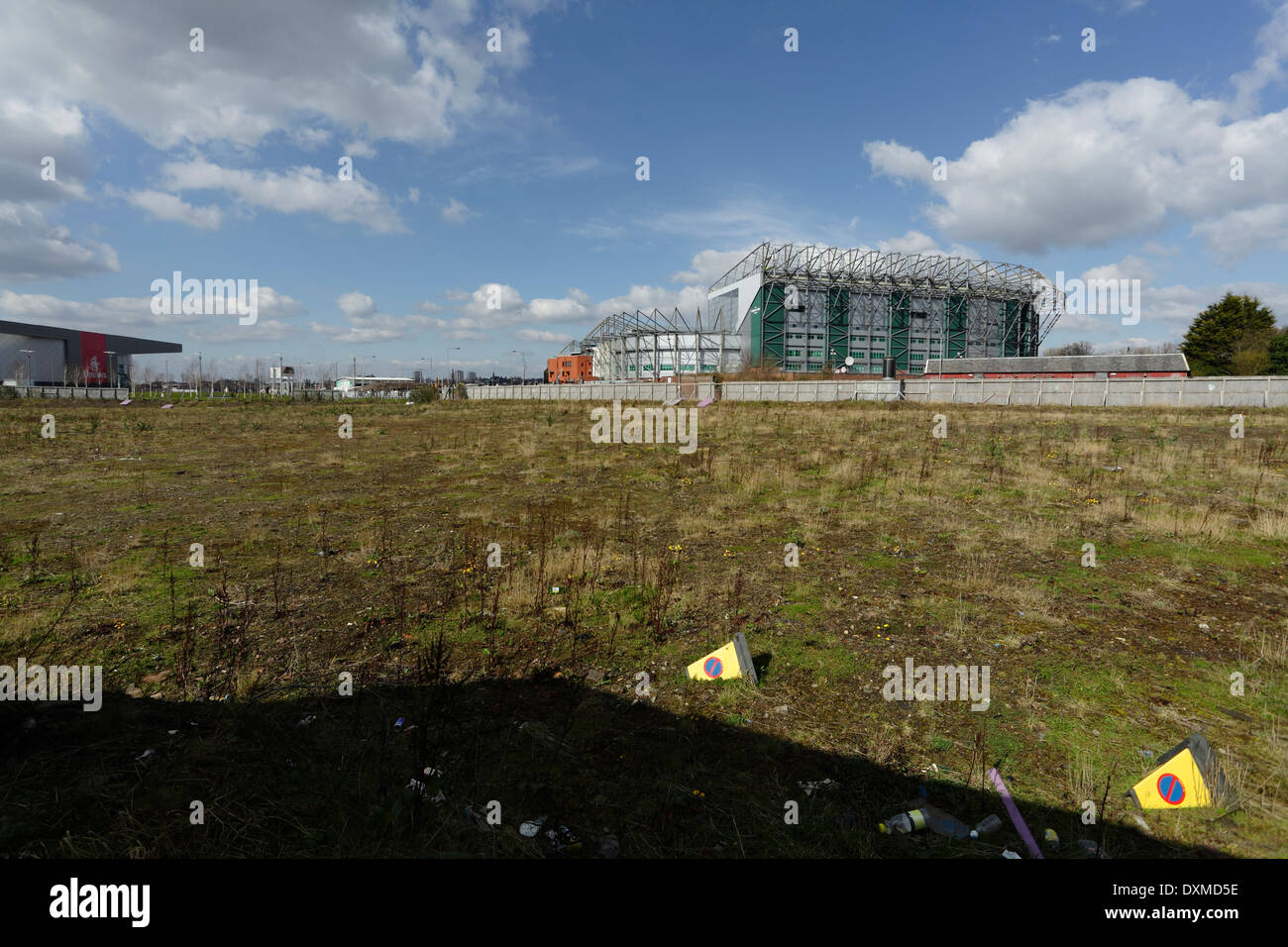 Development land in the East End of Glasgow, Scotland, UK Stock Photo Alamy