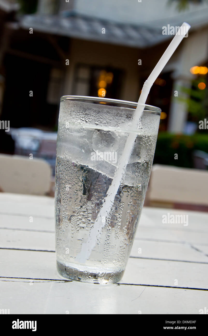 cold drinking water for refreshment Stock Photo