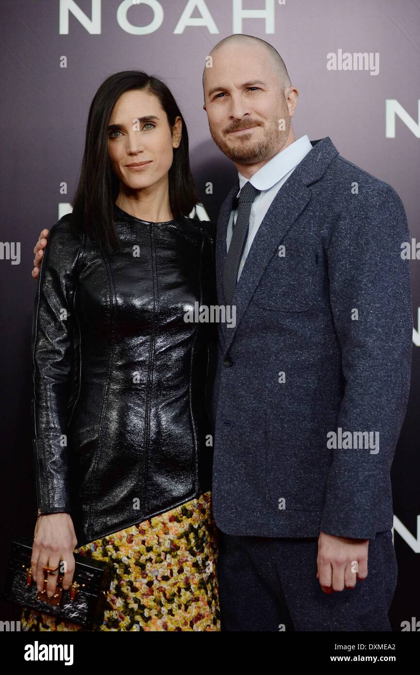 New York, NY, USA. 26th Mar, 2014. Jennifer Connelly, Darren Aronofsky at arrivals for NOAH Premiere, Ziegfeld Theatre, New York, NY March 26, 2014. Credit:  Kristin Callahan/Everett Collection/Alamy Live News Stock Photo