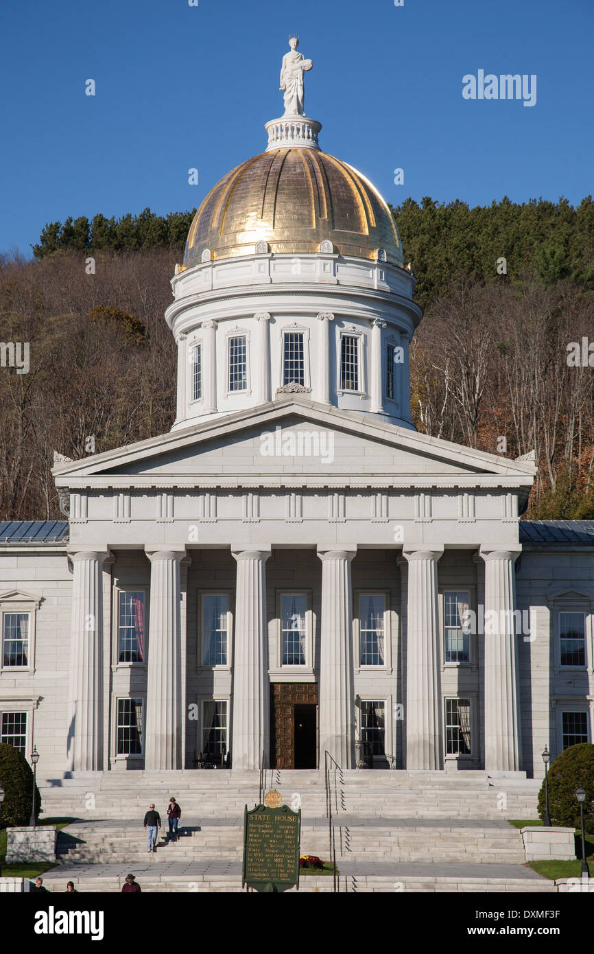 Vermont State House, Montpelier Stock Photo