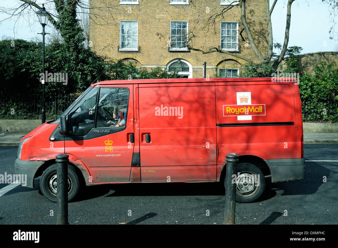 Royal Mail Van, Canonbury London Borough of Islington England Britain UK Stock Photo