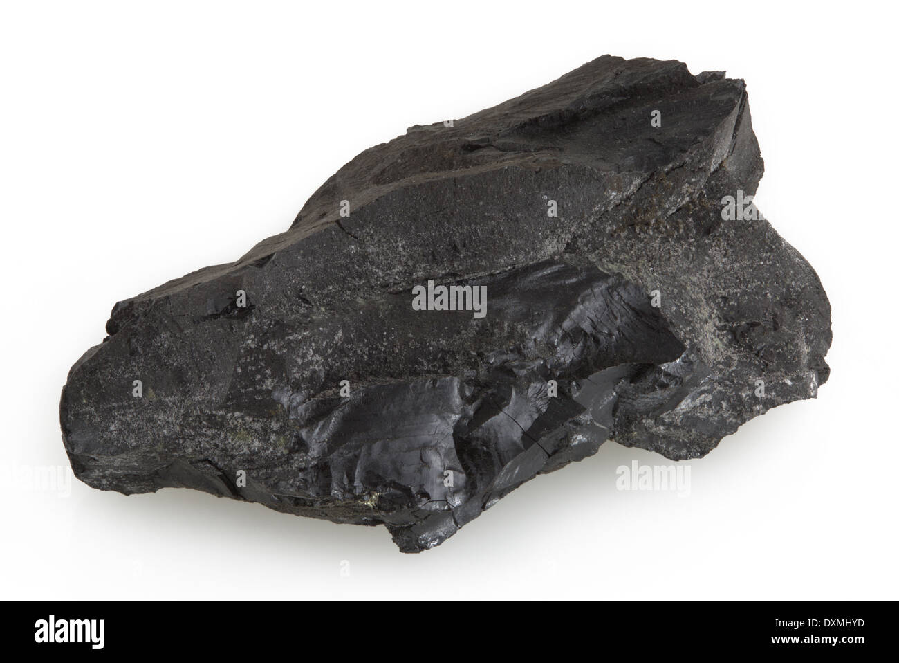 Lignite Coal Sample Stock Photo