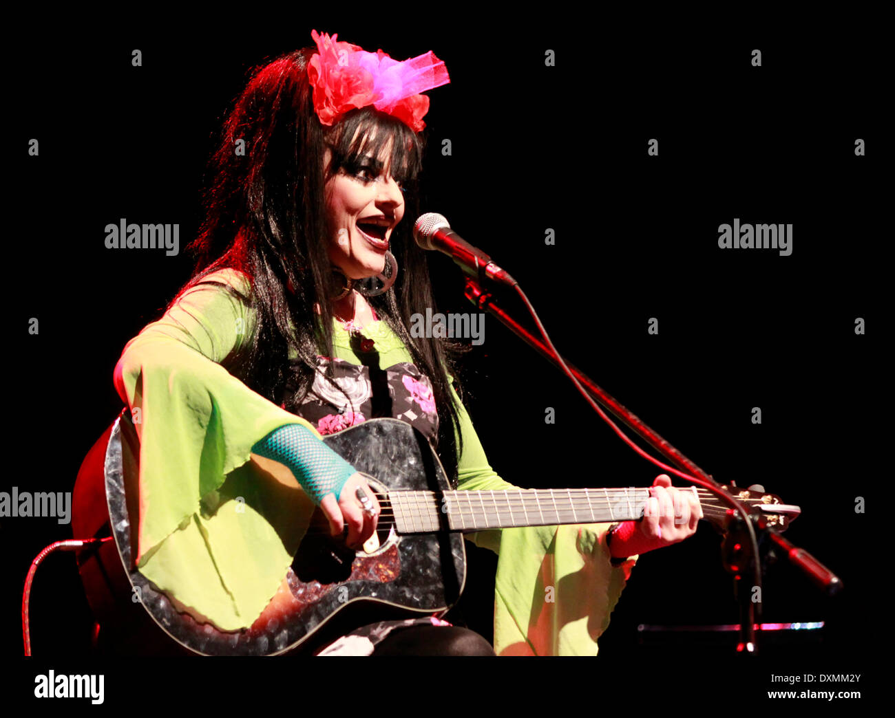 Wroclaw, Poland. 27th March, 2014. German singer, actress Nina Hagen ...