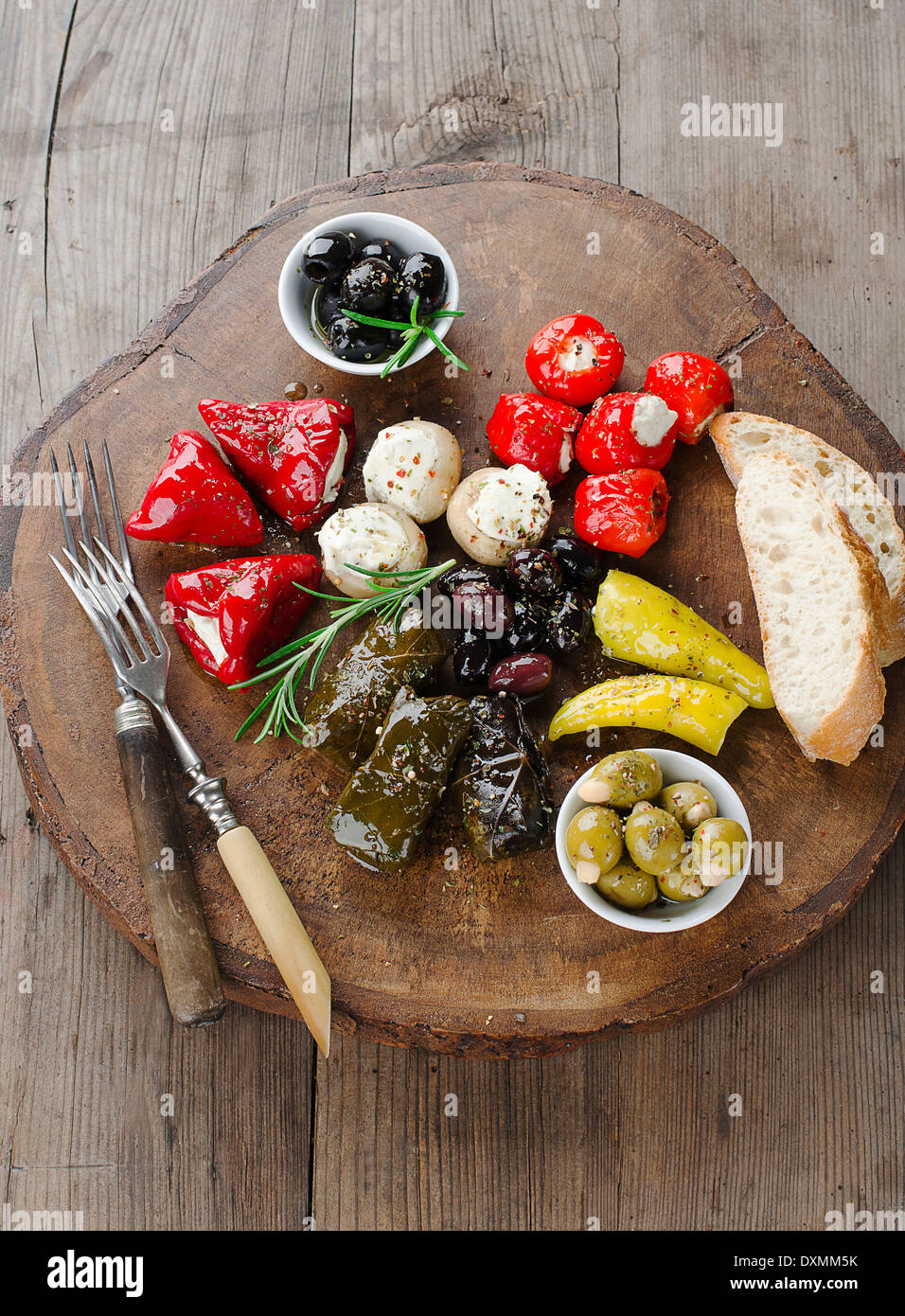 Mixed Antipasto Stock Photo