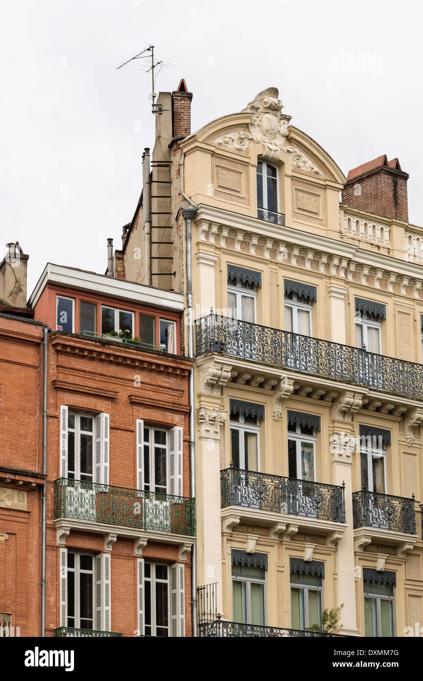 Toulouse city center, France Stock Photo - Alamy