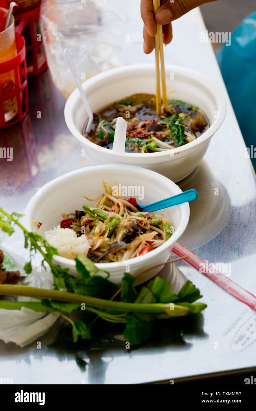 Thai Noodle Soup in Bangkok, Thailand Stock Photo Alamy