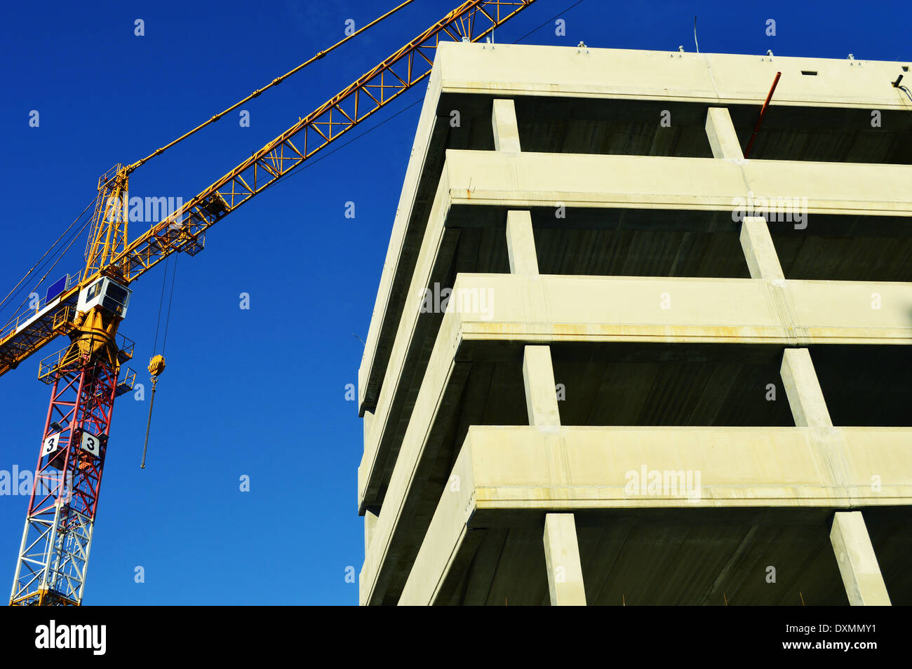 Construction of modern urban commercial architecture Stock Photo Alamy