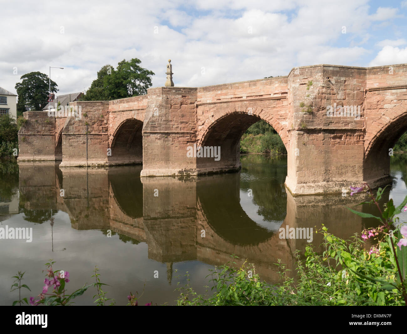 Wilton bridge, River Wye, Hereford, England, UK Stock Photo