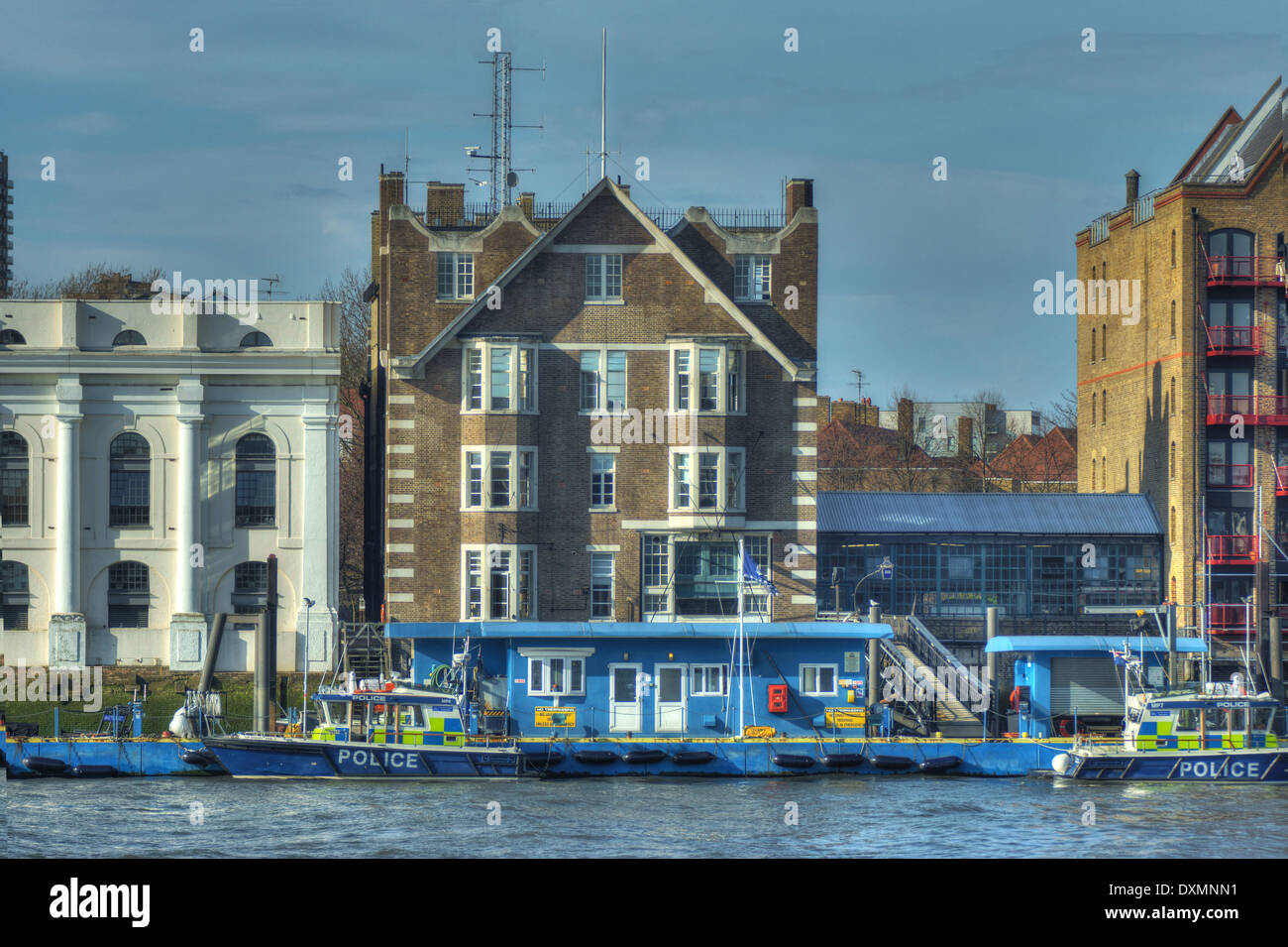 river police station, Thames. London Stock Photo