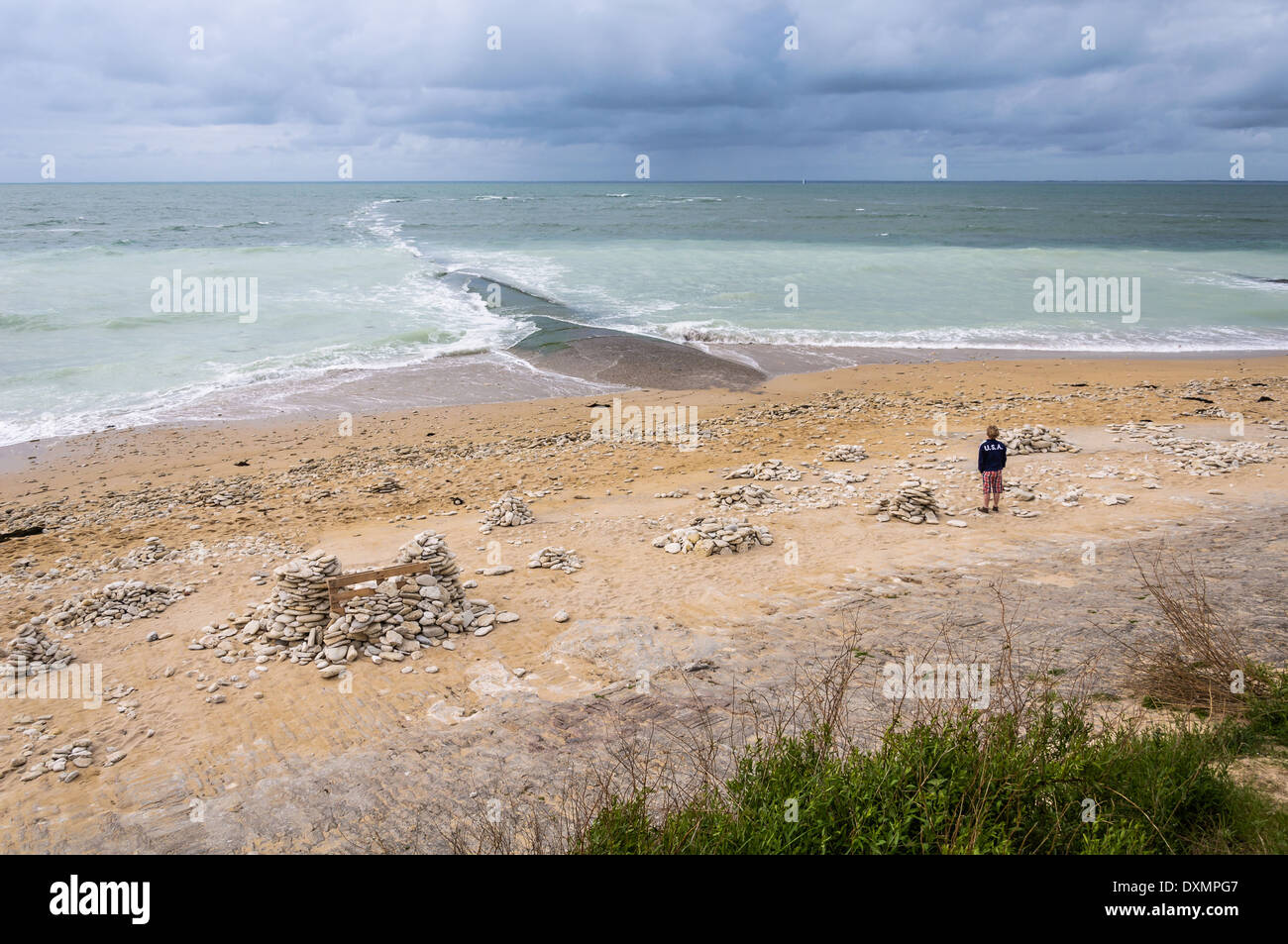 Re Island Ile De Re Beach France Stock Photo 68068903