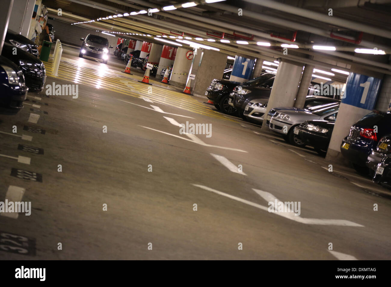 Kingston Upon Thames Surrey John Lewis Store Underground Car Park Stock Photo Alamy