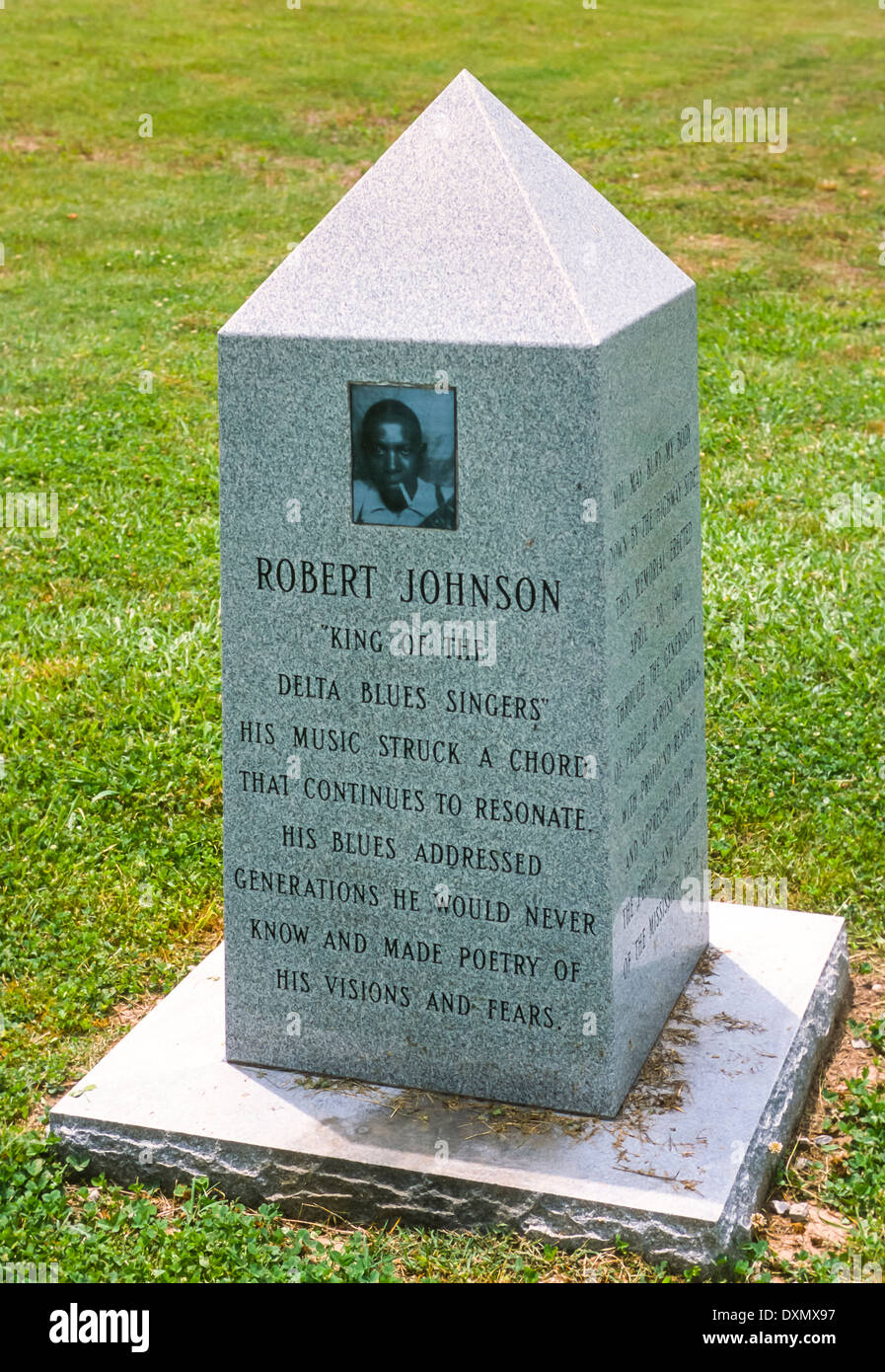 CITY, MISSISSIPPI, USA Grave marker for possible burial site